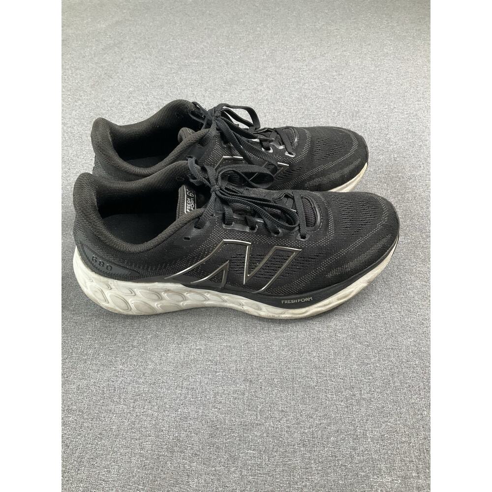 Men’s New Balance Fresh Foam 680 V8 Running Shoes Black Size 10